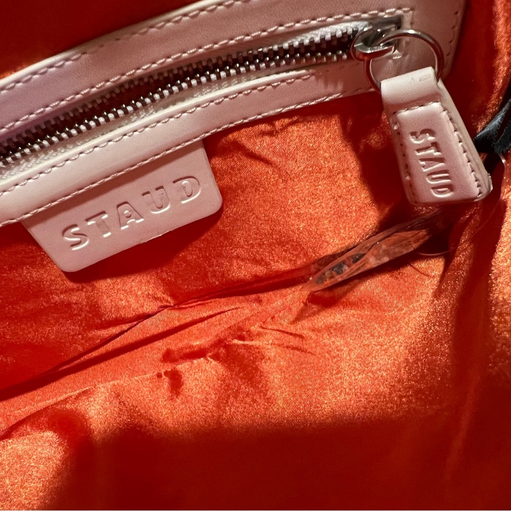 NWT STAUD Tommy Beaded Shoulder Bag Oranges Limited Edition - Picture 14 of 14